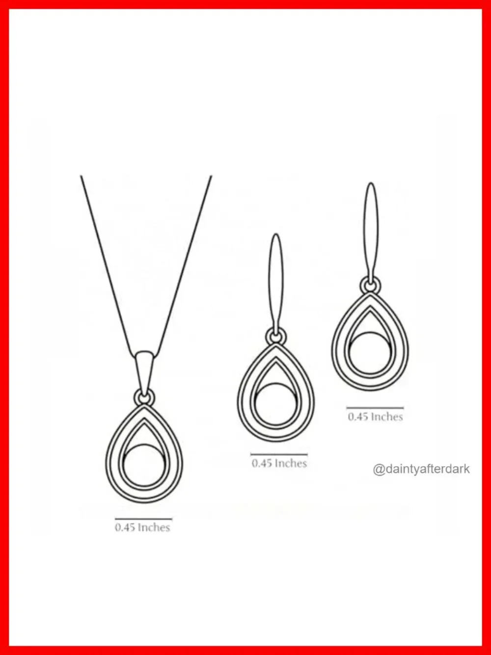Pearl & Cubic Zirconia Wedding Jewelry Set - Necklace & Drop Earrings
